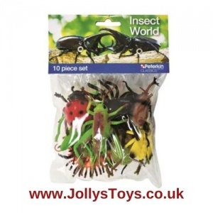 Pack of 10 Insect Figures